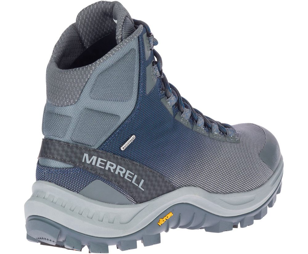 Merrell Boots Grey - Thermo Cross 2 Mid Waterproof - Mens 85DLSAIYH